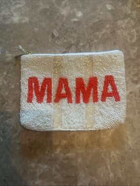 Small mama beaded bag